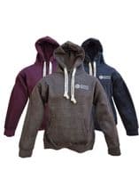 University of Bath Dark Blue Corded Hoodie