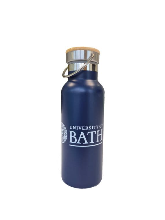 University of Bath Dark Blue Helsinki Flask