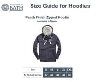 University of Bath Denim Blue Ultra Soft Hoodie