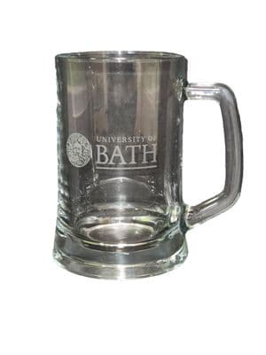 University of Bath Glass Tankard
