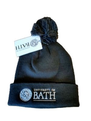 University of Bath Knitted Hat Grey