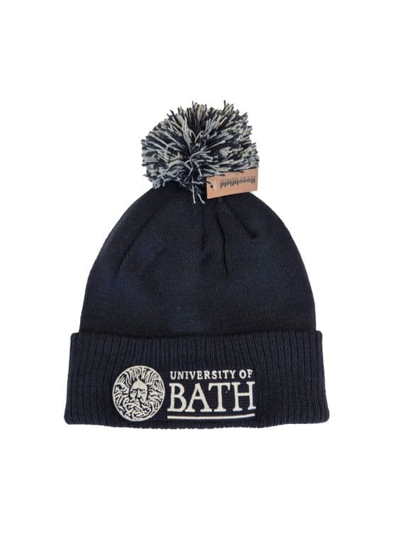 University of Bath Navy Knitted Hat