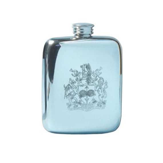 University of Bath Pewter Pocket Flask