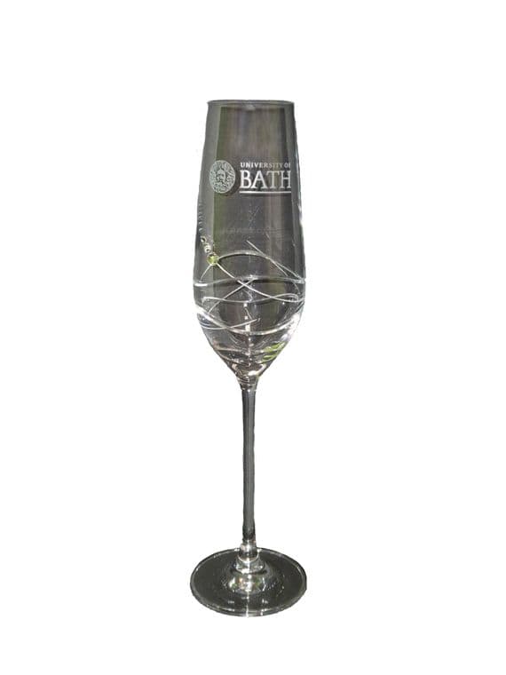 University of Bath Swarovski Champagne Flute