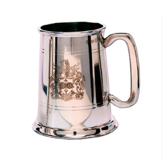 University of Bath Traditional Pewter Tankard