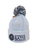 University of Bath White Knitted Hat