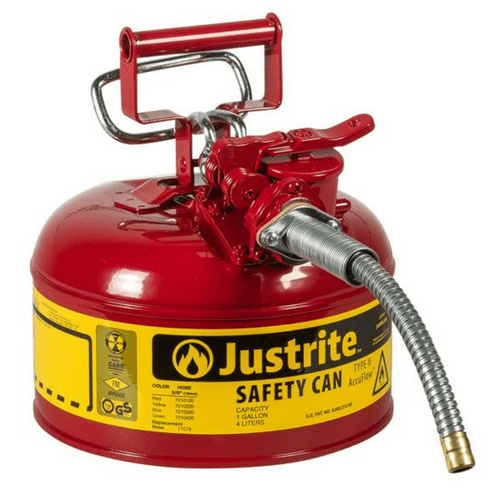 4 L AccuFlow Steel Safety Can for flammables 7210120Z