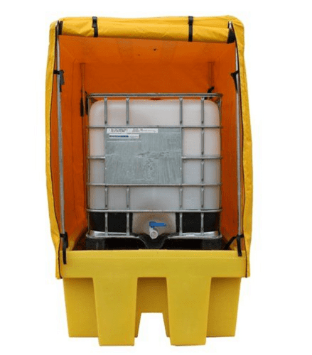 Covered Single IBC Sump Pallet-BB1C