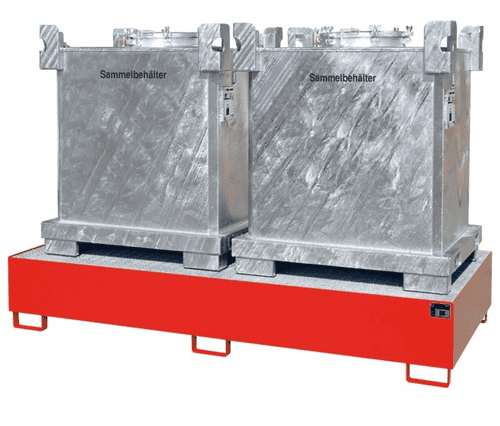 Double IBC Heavy Duty Steel Sump Pallet - Type AW 1000-2