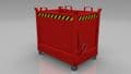 Fork Mounted Hinged Bottom Skip-Type FB