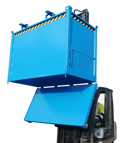 Fork Mounted Hinged Bottom Skip-Type FB