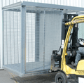 Forklift Transportable - Gas Cylinder Cage - for 16 Cylinders  with Stud Plate Floor: GFC-E/T M0