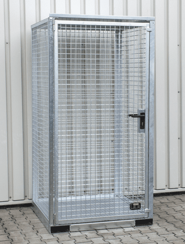 Forklift Transportable - Gas Cylinder Cage - for 16 Cylinders with Stud Plate Floor: GFC-E/T M0