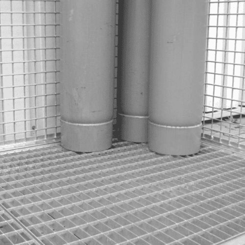 Galvanized Grid Floor for Cylinder Cages