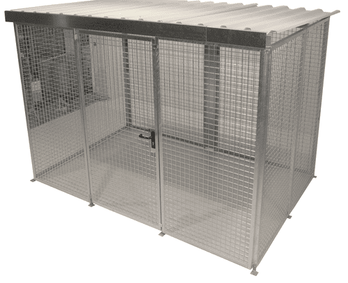 Gas Cylinder Cage With Roof for 104 Cylinders: GFC-M5/D