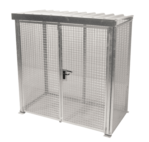 Gas Cylinder Cage With Roof for 32 Cylinders: GFC-M1/D