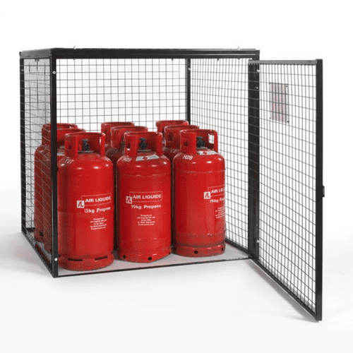 Gas Cylinder Storage Cage 9 x 19 kg Cylinders GC12