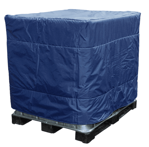 Insulated Full cover in Blue Nylon without openings. 15-1740