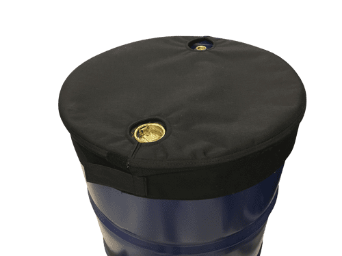 Insulation lid with holes for 200L drum