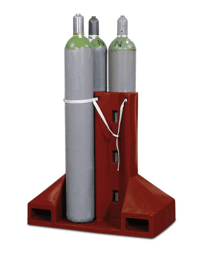 Polyethylene Gas cylinder pallet for four cylinders - CY155648