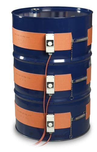 Red Silicone Drum Heater Band (0-120ºC) (IP54)