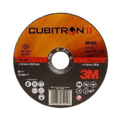 3M 178x2mm Cubitron II Slitting Discs 65462