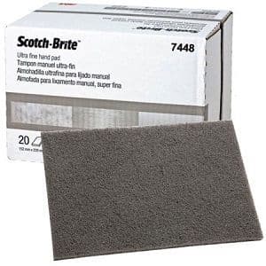 3M 7448 S-ULFN Grey Hand Pads (155x225mm)