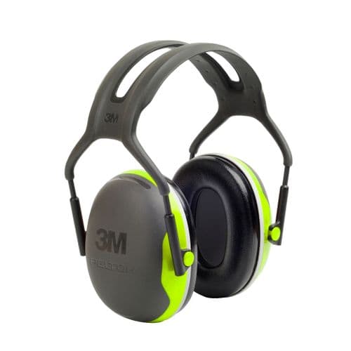 3M PELTOR Earmuffs 33 dB Hi-Viz Headband X4A