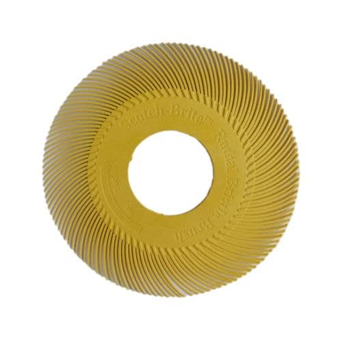 3M Scotch-Brite Radial Bristle Brush Replacement Disc 152 mm P80 Yellow (singular bristle)