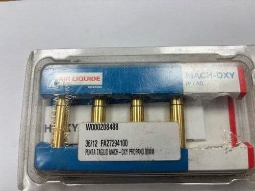 Air Liquide W000208488 MACH-OXY GPL50-80mm Tips, 4 Pcs