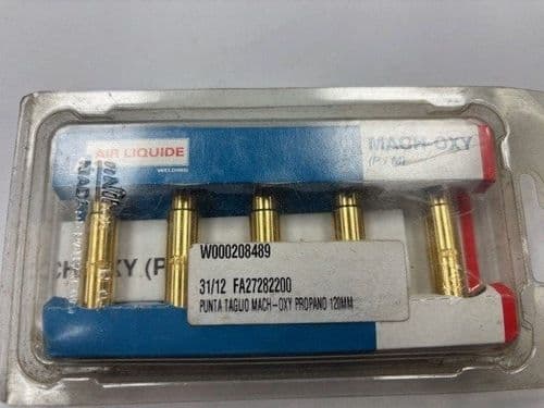 Air Liquide W000208489 MACH-OXY GPL80-120mm Tips, Pack of 5