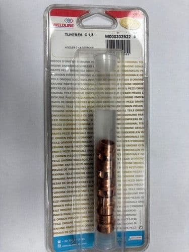 Air Liquide W000302522 1.8mm Nozzles, Pack of 5