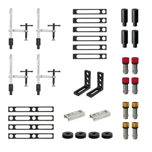 BuildPro 38-pc. Fixturing Kit, Fit 16 mm Holes