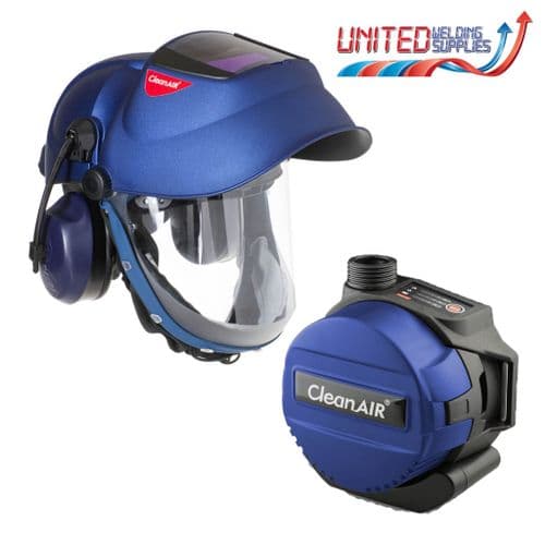 CA-40GW Grinding Shield + CleanAir PAPR