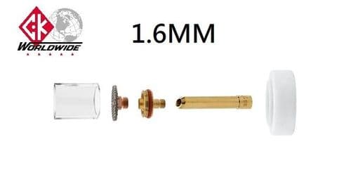 CK WP17 , WP18 , WP26 Large Diameter Pyrex Gas Saver Kit 1.6mm