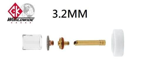 CK WP17 , WP18 , WP26 Large Diameter Pyrex Gas Saver Kit 3.2mm