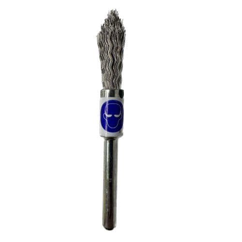 End Brush Stainless point 6mm shank