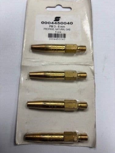 Esab 0004450040 Propane Gas nozzle, 3-6mm, 4Pcs