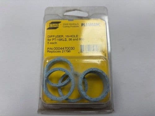 Esab 0004470030 16 Hole Diffuser, Pack of 5