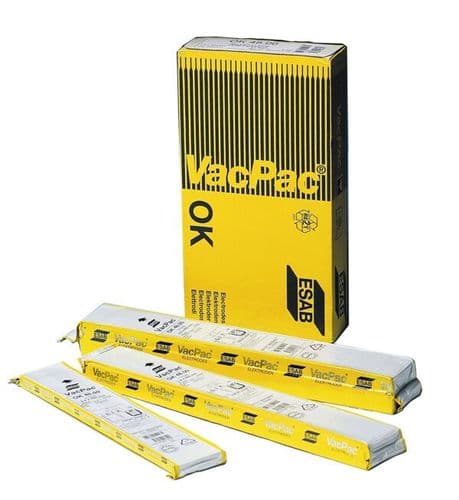 ESAB OK 48.00 4.0mm x 450 mm 3/4 Vac Pac E7018 Low Hydrogen