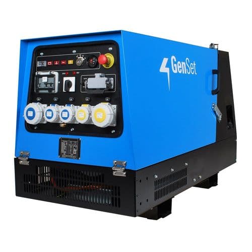 GenSet 10 kVA Power Generator 230V/110V 1500rpm Super Silenced Kubota D1105 Diesel Engine MG 10001