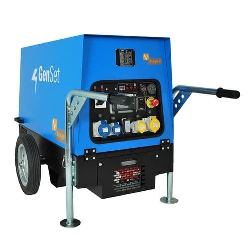 GenSet 6 kVA Power Generator 230V/110V 3000rpm Super Silenced Yanmar L100V Diesel Engine MG 6001 SSY
