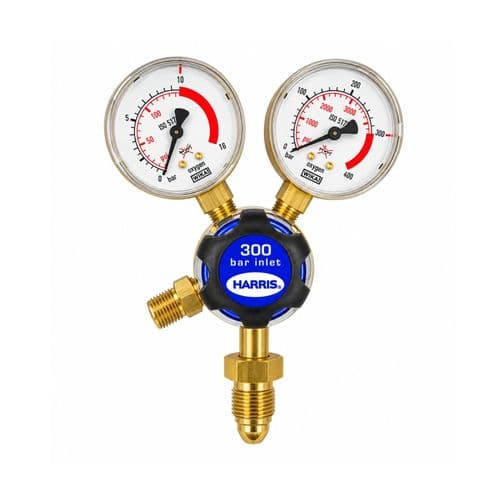 Harris 801B Single Stage Two Gauge Oxygen 10Bar Regulator
