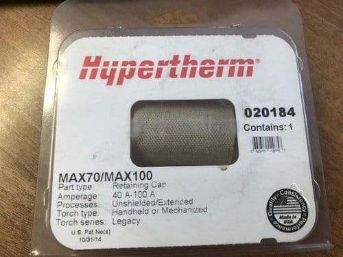 Hypertherm 020184 Max100 Retaining Cap