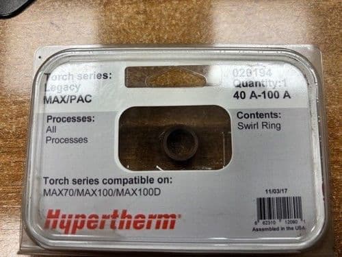 Hypertherm 020194 Max100 Swirl Ring