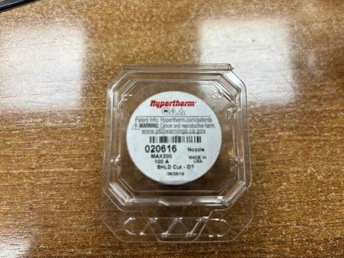 Hypertherm 020616 MAX200 100A Oxygen Cutting Nozzle