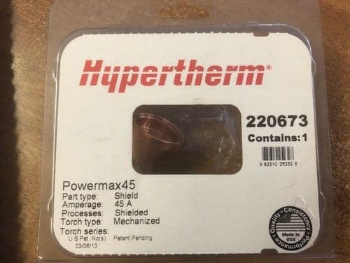 Hypertherm 220673 Max45 Mechanical shield