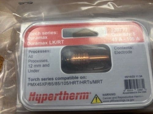 Hypertherm 220777 Electrode, Pack of 5