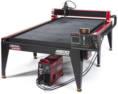 Lincoln Torchmate 4800 4ft x 8ft CNC Plasma Cutting Table with FlexCut 125 CE Plasma Cutter BK-LECS-