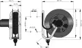 Nederman Cable Reel 793 Single Phase 230v